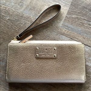 Kate spade rose gold wallet